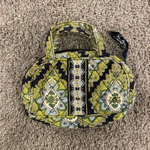 Lime Green Black and Grey Vera Bradley Mini Pouch Bag
